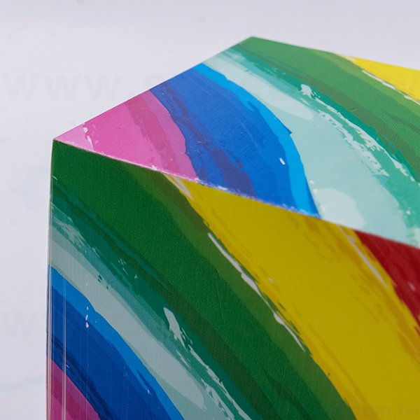 紙磚-方形創意便條紙-四面彩色印刷-禮贈品客製便條紙